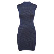 Pre-owned Knit dresses Balenciaga Vintage , Blue , Dames