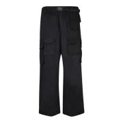 Zwarte Y-3 Broek Stijlvolle Upgrade Adidas , Black , Heren