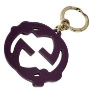 Pre-owned Metal key-holders Gucci Vintage , Purple , Dames