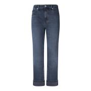 Blauwe Denim Jeans voor Vrouwen 7 For All Mankind , Blue , Dames