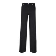 Zwarte Jeans Verhoog Je Stijl 7 For All Mankind , Black , Dames