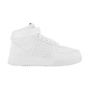 Witte Leren Sneakers Givenchy , White , Heren