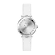 Dames Armbandhorloge Rumour wit, zilver 34 mm Gw0689L1 Guess , White ,...