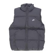 Club Puffer Vest Iron Grey/White Nike , Gray , Heren