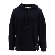 Contrast Piping Hoodie Max Mara , Black , Dames