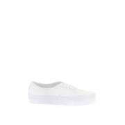 Gehamerd Leren Sneaker Heruitgave Vans , White , Heren