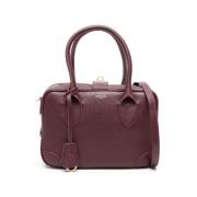 Bordeaux Rits Logo Tas Golden Goose , Red , Dames