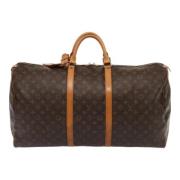 Pre-owned Canvas travel-bags Louis Vuitton Vintage , Brown , Dames