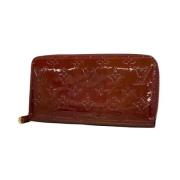 Pre-owned Leather wallets Louis Vuitton Vintage , Red , Dames