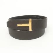 Pre-owned Leather belts Tom Ford Pre-owned , Brown , Dames