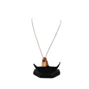 Pre-owned Metal necklaces Hermès Vintage , Yellow , Dames