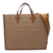 Pre-owned Cotton handbags Versace Pre-owned , Brown , Dames