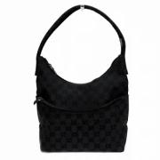 Pre-owned Canvas gucci-bags Gucci Vintage , Black , Dames