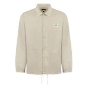 Techno Fabric Jas met Elastische Manchetten A.p.c. , Beige , Heren