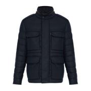 Donsjack Munt Moncler , Blue , Heren