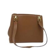 Pre-owned Leather handbags Salvatore Ferragamo Pre-owned , Brown , Dam...