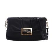 Pre-owned Canvas fendi-bags Fendi Vintage , Black , Dames