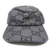 Pre-owned Polyester hats Gucci Vintage , Gray , Dames