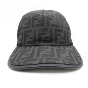 Pre-owned Polyester hats Fendi Vintage , Black , Dames