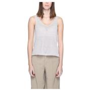 Beige Tanktop met Bandjes Jacqueline de Yong , Beige , Dames