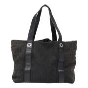 Pre-owned Canvas shoulder-bags Bvlgari Vintage , Gray , Dames