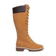 Vintage Waterdichte Veterschoenen Vrouwen Timberland , Brown , Dames