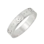 Pre-owned White Gold rings Gucci Vintage , Gray , Dames