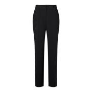 Elegante Zwarte Wijde Pijp Broek RUE de Femme , Black , Dames