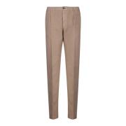 Beige Stijlvolle Broek voor Mannen Incotex , Beige , Heren