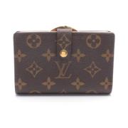 Pre-owned Leather wallets Louis Vuitton Vintage , Brown , Dames