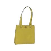 Pre-owned Leather celine-bags Celine Vintage , Yellow , Dames