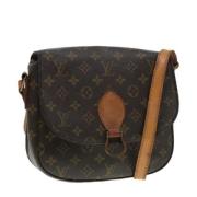 Pre-owned Canvas shoulder-bags Louis Vuitton Vintage , Brown , Dames