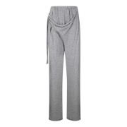 Zachte elastische taille broek met zak Ottolinger , Gray , Dames