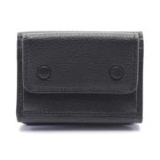 Pre-owned Leather wallets Maison Margiela Pre-owned , Black , Dames