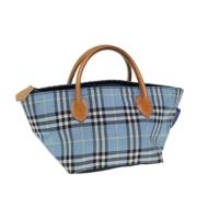 Pre-owned Nylon handbags Burberry Vintage , Blue , Dames