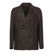 Bruine Blazer voor Mannen Lardini , Brown , Heren