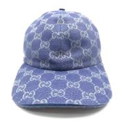 Pre-owned Canvas hats Gucci Vintage , Blue , Dames