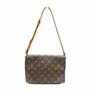 Pre-owned Fabric louis-vuitton-bags Louis Vuitton Vintage , Brown , Da...