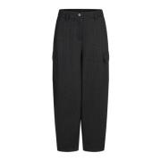 Stijlvolle Cargo Broek Zwart RUE de Femme , Black , Dames