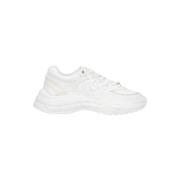 Sportieve Mesh Sneakers met Love Birds Logo Pinko , White , Dames