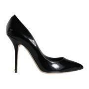 Zwarte Lakleren Bellucci Pumps Hakken Dolce & Gabbana , Black , Dames