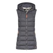 Gehood Lang Vest Camel Active , Black , Dames