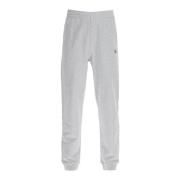 Fox Head Patch Joggers Maison Kitsuné , Gray , Heren