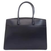 Pre-owned Leather handbags Hermès Vintage , Black , Dames