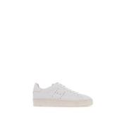 Geperforeerde leren sneakers met H-logo Hogan , White , Heren