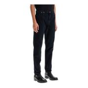 Relaxed fit tapered jeans in crushed wash Agolde , Black , Heren