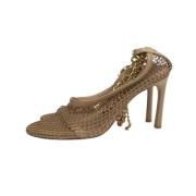 Pre-owned Mesh heels Bottega Veneta Vintage , Beige , Dames