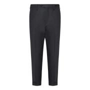 Grijze Slim-Fit Wollen Broek Michael Coal , Gray , Heren