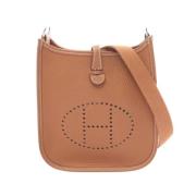 Pre-owned Leather shoulder-bags Hermès Vintage , Brown , Dames