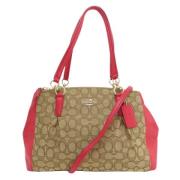 Pre-owned Canvas totes Coach Pre-owned , Beige , Dames